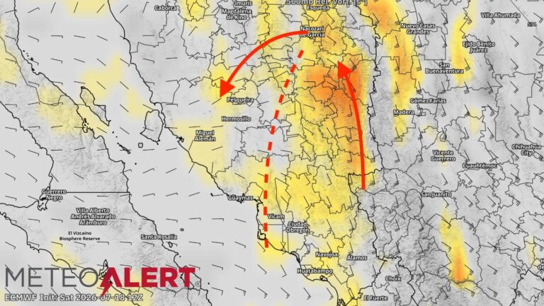 Brisa marina y vaguada aumentan posibilidad de lluvias en Hermosillo Brisa marina y vaguada aumentan posibilidad de lluvias en Hermosillo