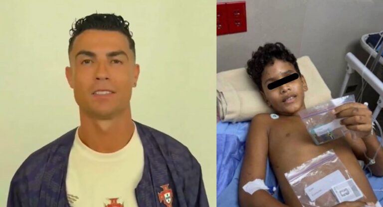 Cristiano Ronaldo envía mensaje de apoyo a niño sobreviviente de terremotos en Venezuela Cristiano Ronaldo envía mensaje de apoyo a niño sobreviviente de terremotos en Venezuela
