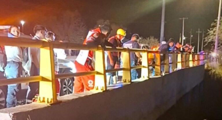 Buscan a ciclista desaparecido tras caer al canal en bulevar Lázaro Cárdenas, Hermosillo