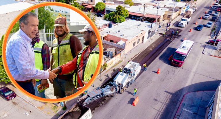Invierten más de 6.5 millones en rehabilitación vial para hospitales del norte de Hermosillo Invierten más de 6.5 millones en rehabilitación vial para hospitales del norte de Hermosillo