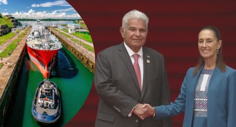 Sheinbaum recibe a José Raúl Mulino para dialogar sobre la neutralidad del Canal de Panamá