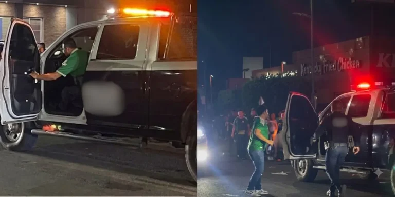Captan a joven conduciendo una patrulla durante festejos en Ciudad Obregón
