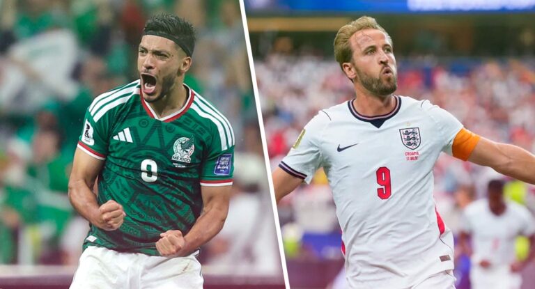 México e Inglaterra se enfrentan en un Mundial tras casi seis décadas