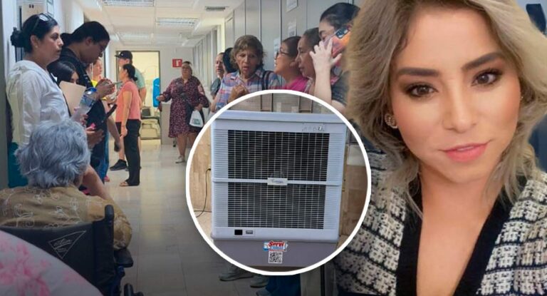 Enfermera critica uso de coolers en ISSSTE Hermosillo y señala excusas de Martí Batres