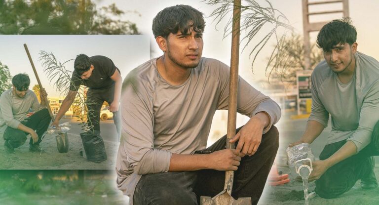 Joven de Hermosillo impulsa reforestación para mitigar el calor extremo en la ciudad Joven de Hermosillo impulsa reforestación para mitigar el calor extremo en la ciudad