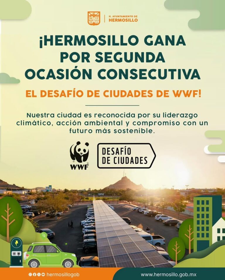 Hermosillo gana por segunda vez el Desafío de Ciudades de WWF