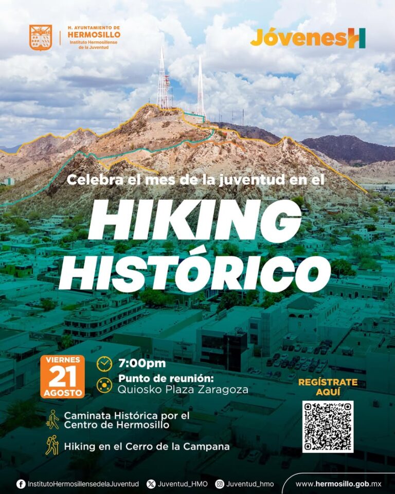 Gobierno de Hermosillo organiza Hiking Histórico por el Mes de la Juventud Gobierno de Hermosillo organiza Hiking Histórico por el Mes de la Juventud