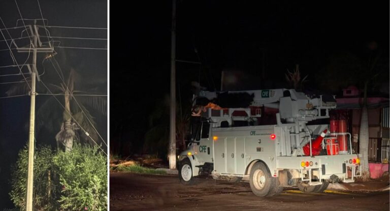 Fuertes vientos causan corte de energía en Guaymas y San Carlos Fuertes vientos causan corte de energía en Guaymas y San Carlos