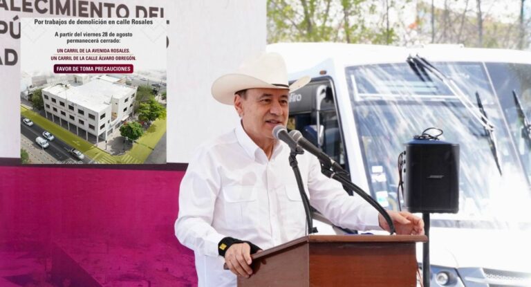Cierres parciales en avenida Rosales y Álvaro Obregón por demolición en Hermosillo Cierres parciales en avenida Rosales y Álvaro Obregón por demolición en Hermosillo