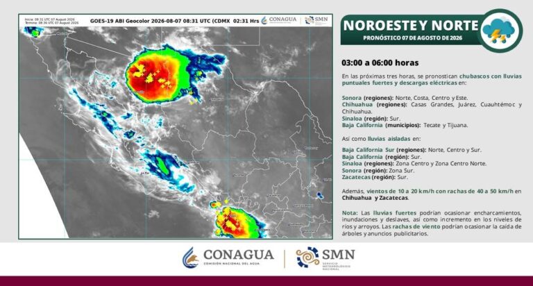 Pronóstico en Hermosillo: 40°C y aumento de lluvias este 7 de agosto Pronóstico en Hermosillo: 40°C y aumento de lluvias este 7 de agosto