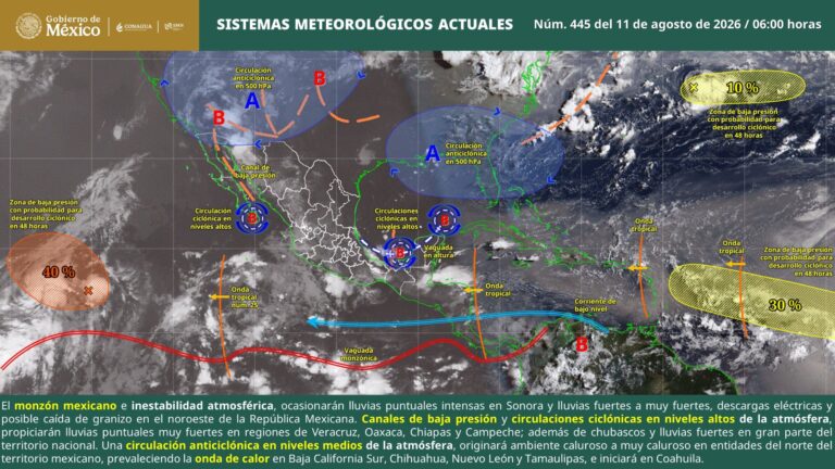 Monzón mexicano provoca lluvias intensas y altas temperaturas en Sonora Monzón mexicano provoca lluvias intensas y altas temperaturas en Sonora