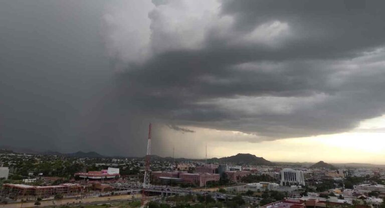 Pronóstico de tormenta severa en Hermosillo para el 17 de agosto de 2026