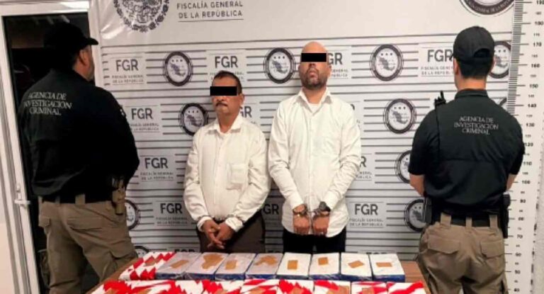 Detienen a dos hombres por transportar fentanilo y heroína en Hermosillo