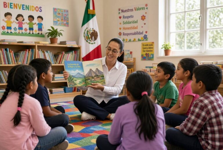 Claudia Sheinbaum impulsa la lectura en escuelas con programa federal