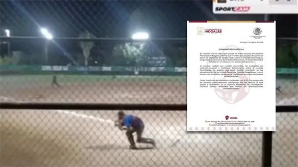 Balacera cerca de unidad deportiva en Nogales interrumpe juego de softbol sin heridos Balacera cerca de unidad deportiva en Nogales interrumpe juego de softbol sin heridos