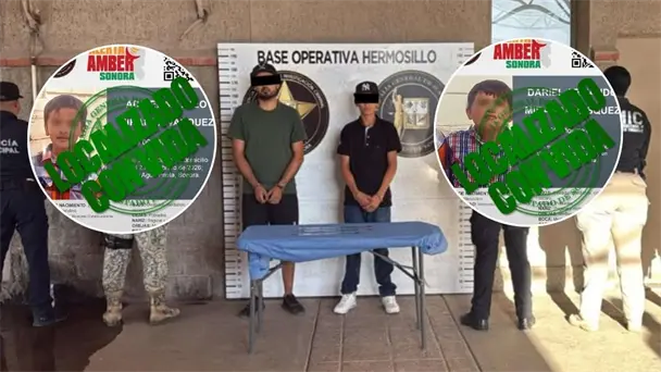 Rescatan en Hermosillo a dos hermanos desaparecidos durante cateo Rescatan en Hermosillo a dos hermanos desaparecidos durante cateo