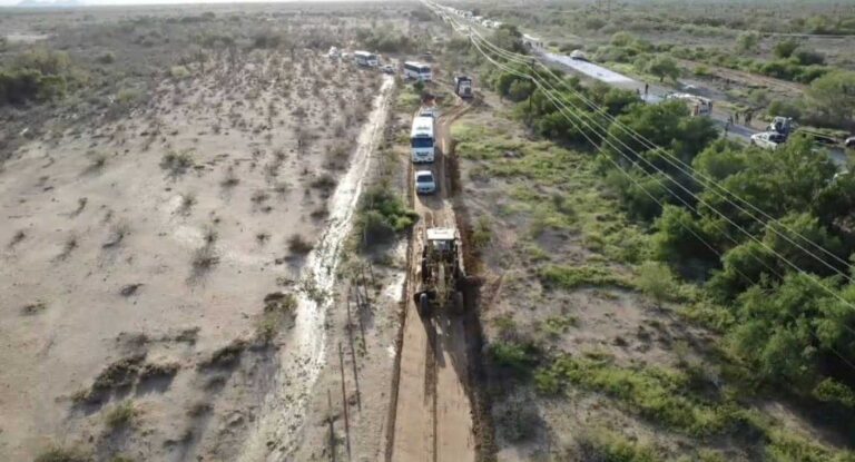 Profepa investiga derrame de ácido sulfúrico en carretera Caborca–Y Griega