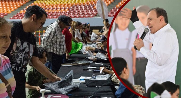 Último día para recoger uniformes y zapatos escolares gratuitos en Hermosillo