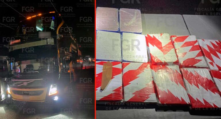 Detienen a dos choferes con 18 kilos de fentanilo en carretera Hermosillo-Nogales