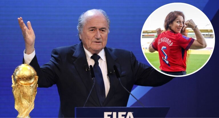 Joseph Blatter respalda a Lise Klaveness para presidir la FIFA Joseph Blatter respalda a Lise Klaveness para presidir la FIFA