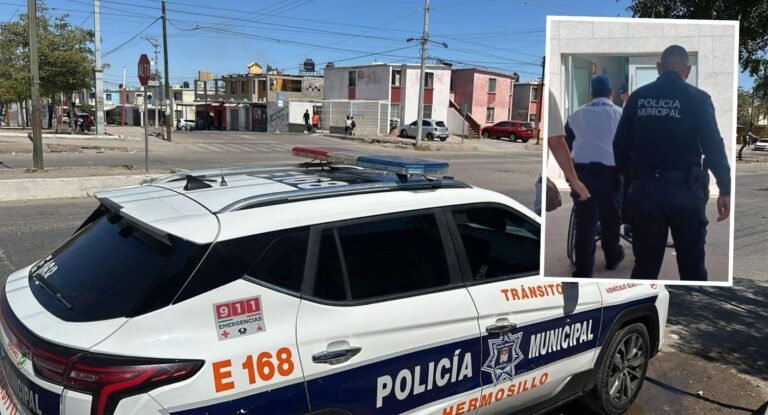 Policías municipales auxilian a hombre con dificultad para respirar en colonia Pimentel Policías municipales auxilian a hombre con dificultad para respirar en colonia Pimentel