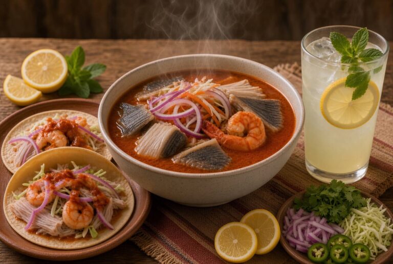 Cahuamanta con aleta, platillo tradicional de Ciudad Obregón, Sonora