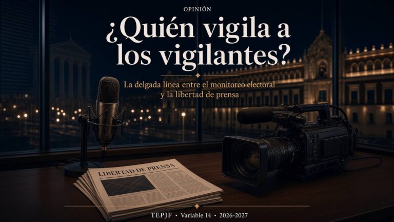 TEPJF ordena modificar monitoreo de medios para proceso electoral 2026-2027
