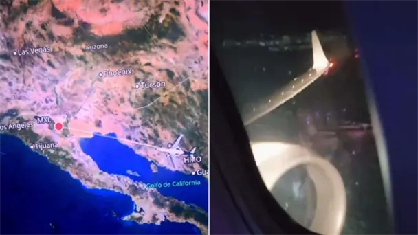 Vuelo de Aeroméxico de Ciudad de México a Hermosillo se desvía a Mexicali por turbulencias y aterriza con éxito Vuelo de Aeroméxico de Ciudad de México a Hermosillo se desvía a Mexicali por turbulencias y aterriza con éxito