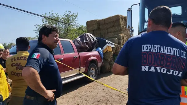 Comerciante muere aplastado por pacas en bulevar Lázaro Cárdenas de Navojoa Comerciante muere aplastado por pacas en bulevar Lázaro Cárdenas de Navojoa