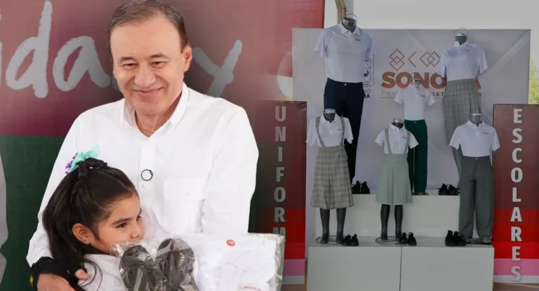 Gobierno de Sonora entrega 430 mil uniformes escolares gratuitos para ciclo 2026-2027