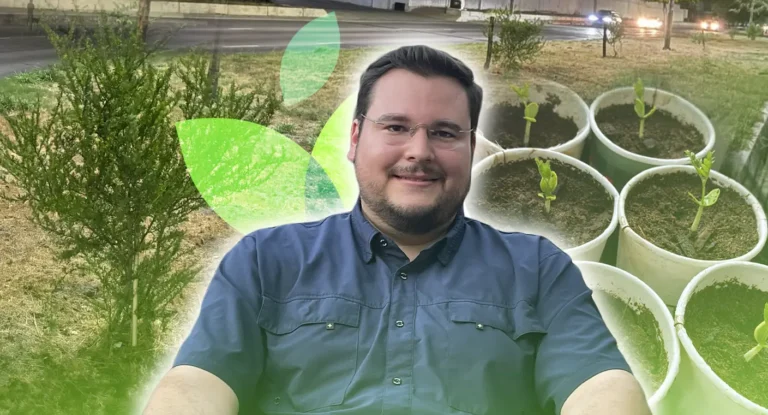 Proyecto de reforestación de Daniel Aguirre busca mitigar altas temperaturas en Hermosillo