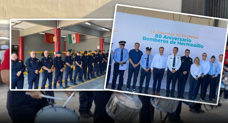 Bomberos de Hermosillo celebran 80 años con inversión de 70 mdp Bomberos de Hermosillo celebran 80 años con inversión de 70 mdp