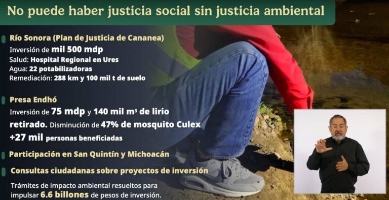 Gobierno federal retira 10 mil toneladas de suelo contaminado en el Río Sonora