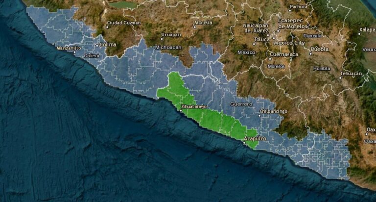 Nueva perturbación ciclónica en el Pacífico podría convertirse en tormenta tropical Rachel