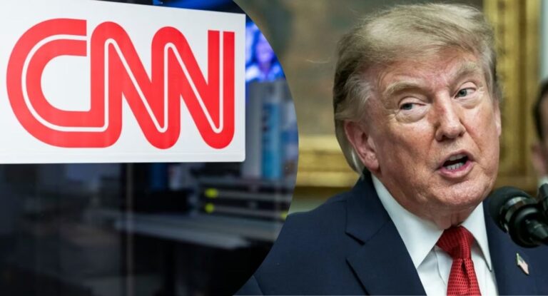 Donald Trump confronta a reportera de CNN en la ONU por veto de la Casa Blanca
