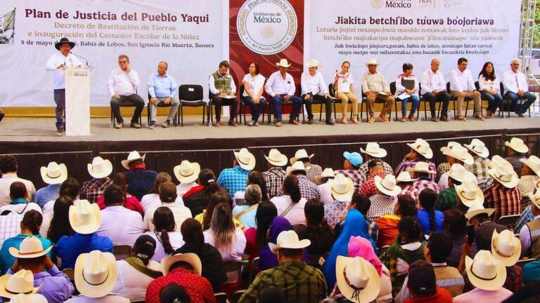 Planes de Justicia en Sonora buscan ampliarse con nueva Ley para pueblos indígenas