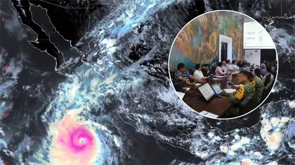 Gobierno de Sonora instala Comité de Emergencia ante huracán Polo categoría 5