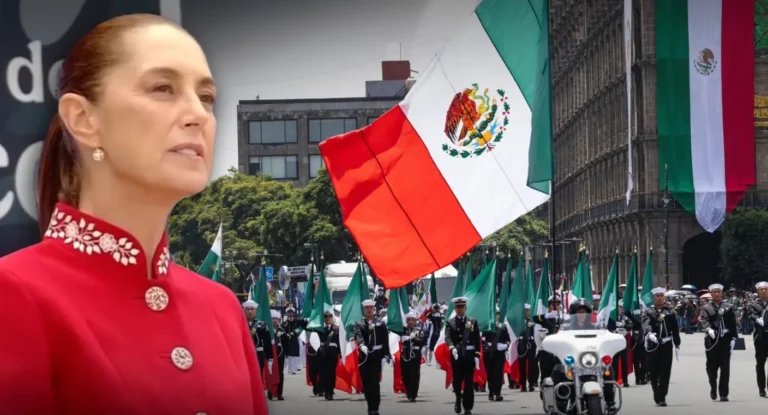 Claudia Sheinbaum encabeza desfile por el 216 aniversario de la Independencia de México