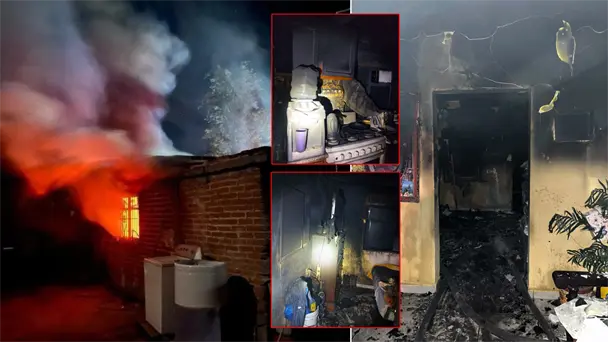 Incendio consume vivienda en El Sauz, Ures; no hubo personas lesionadas