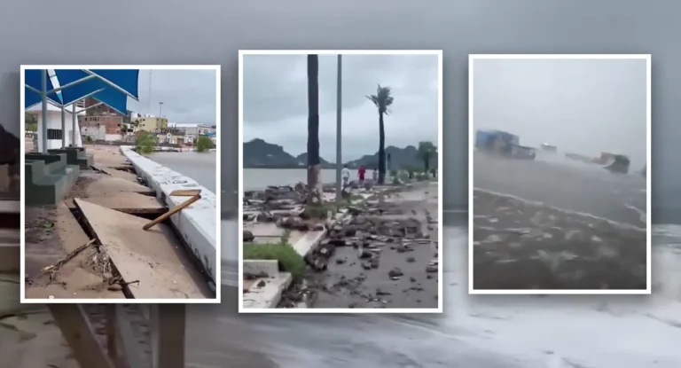 Huracán Polo impacta Guaymas y Empalme como categoría 1 sin pérdidas humanas