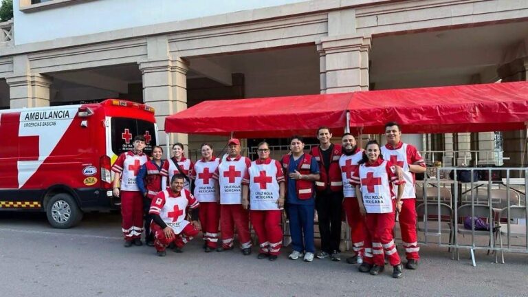 Cruz Roja atendió a 38 personas en operativo de fiestas patrias en Hermosillo