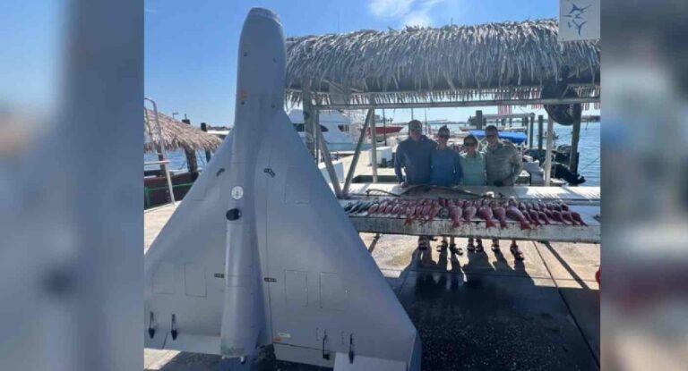 Pescadores hallan dron similar a Shahed-136 flotando en aguas de Pensacola