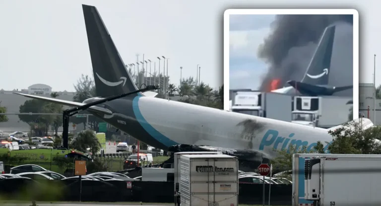Accidente de avión de carga de Amazon en Miami deja cinco muertos Accidente de avión de carga de Amazon en Miami deja cinco muertos