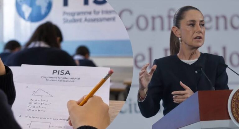 Claudia Sheinbaum cuestiona la prueba PISA 2025 y resultados de México