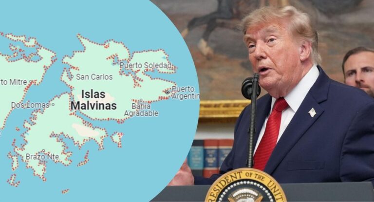 Donald Trump advierte sobre posible guerra en las Malvinas y ofrece intervención