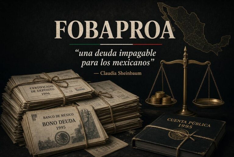 Claudia Sheinbaum advierte que deuda del Fobaproa es impagable para México Claudia Sheinbaum advierte que deuda del Fobaproa es impagable para México