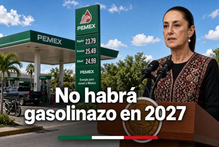 Claudia Sheinbaum confirma no habrá nuevos impuestos ni gasolinazo en 2027 Claudia Sheinbaum confirma no habrá nuevos impuestos ni gasolinazo en 2027