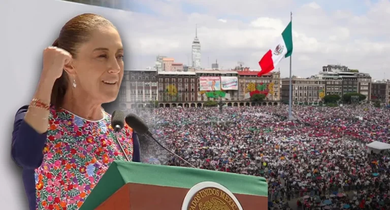 Claudia Sheinbaum cierra gira nacional con informe en el Zócalo y defensa de reformas