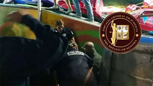 Mujer herida por falla en juego mecánico de feria en Huatabampo