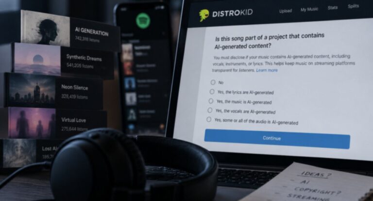 Universal Music demanda a DistroKid por distribuir música generada con IA